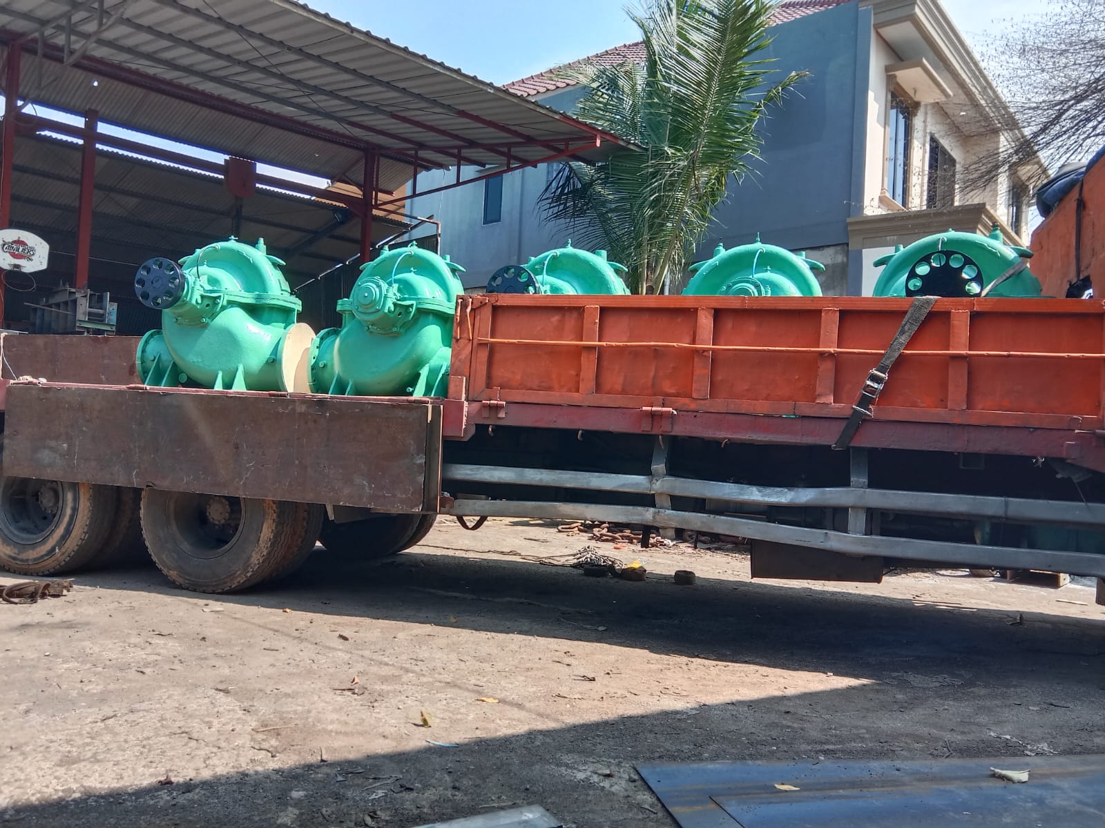 Pompa setelah reconditioning dan mechanical balancing