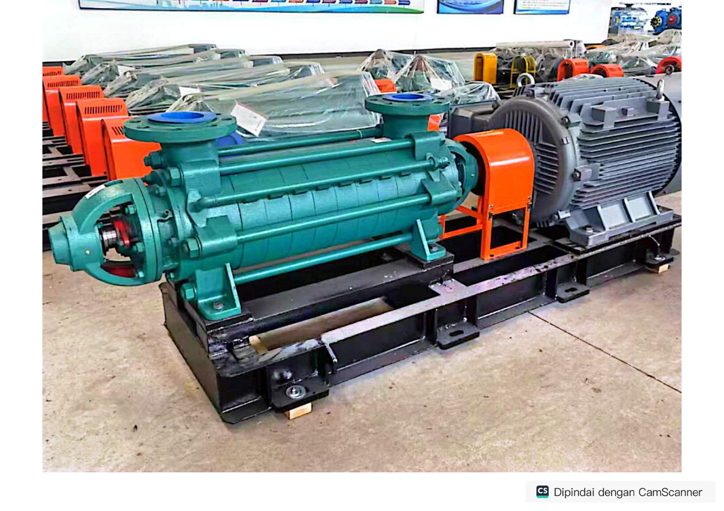 Pompa multistage horizontal WD — gambar katalog 1