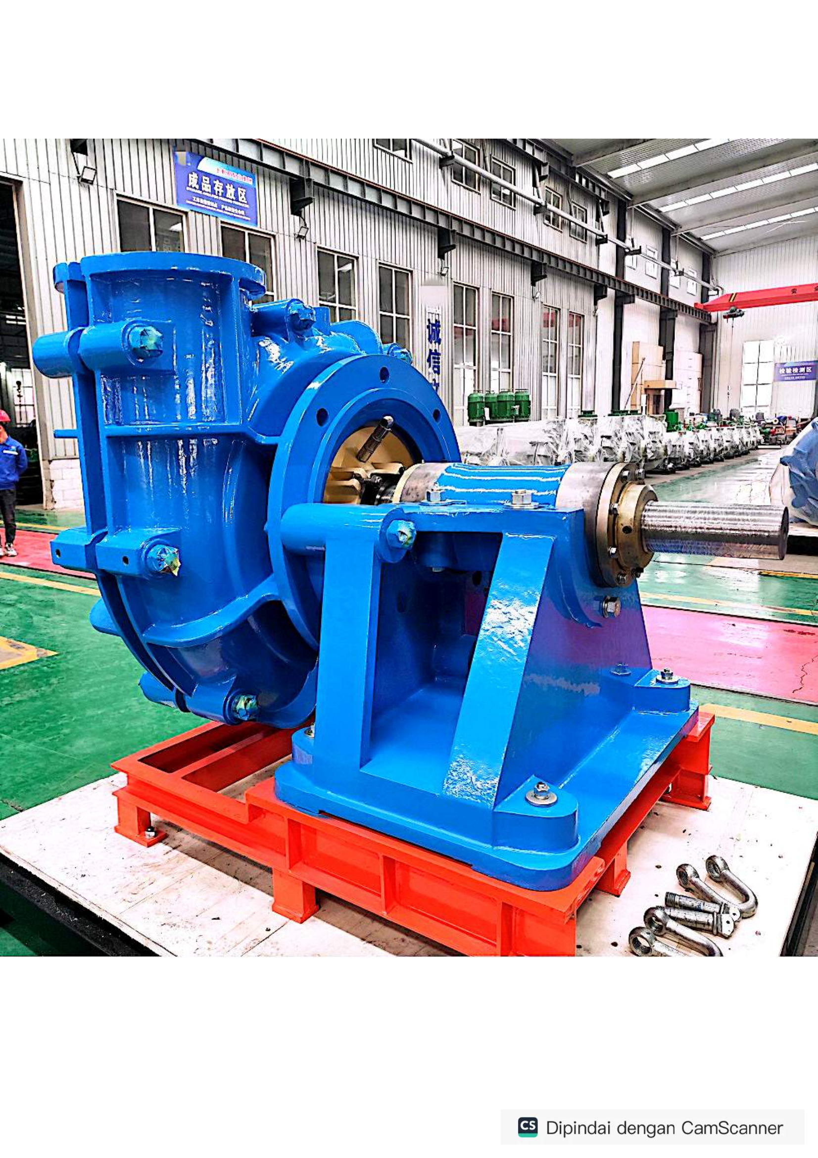 Pompa slurry heavy-duty WH/M — gambar katalog 1